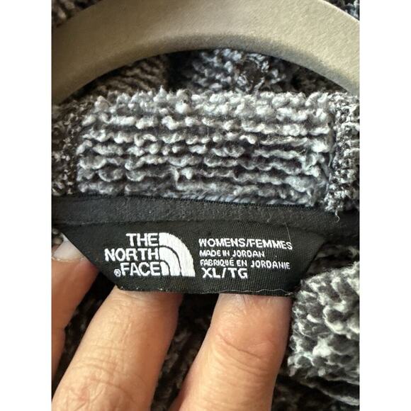 The North Face Women’s Osito Fleece Hoodie Pullover Gray XL FA16 Cozy Warm Kanga - Picture 11 of 11